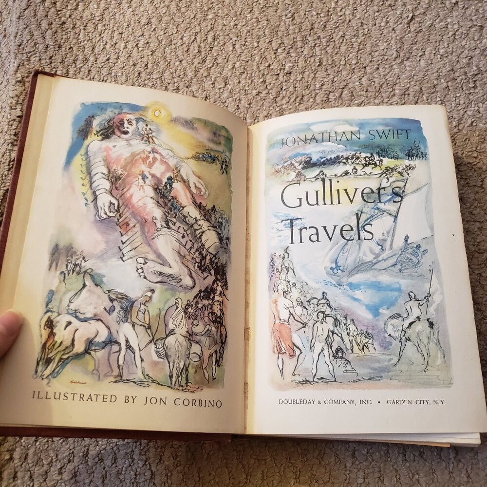 Antique classic satire adventure themed book set - Picture 6 of 13